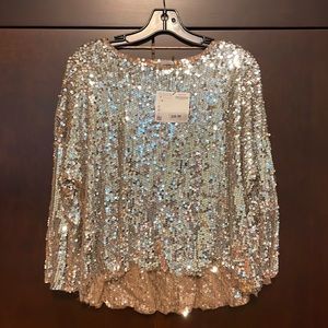Sparkly sequined top!
